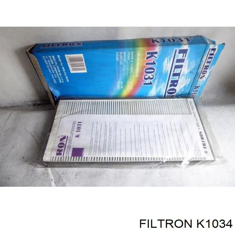 Повітряний фільтр салону Filtron K1034