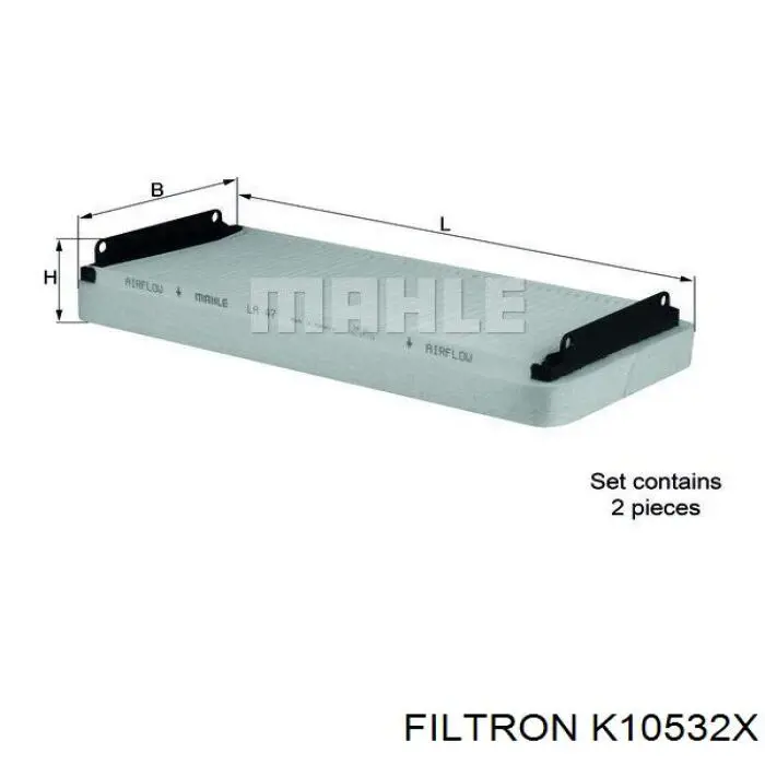 K10532X Filtron фільтр салону