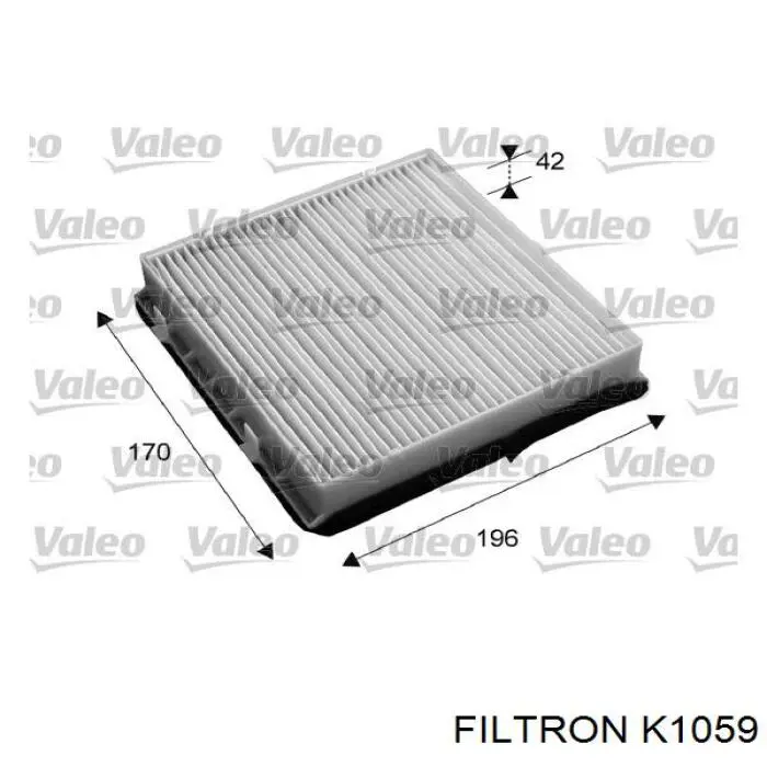 Фільтр салону K1059 Filtron