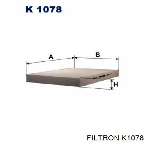 Фільтр повітряний обігрівача Filtron K1078 ціна, від 5.29 USD