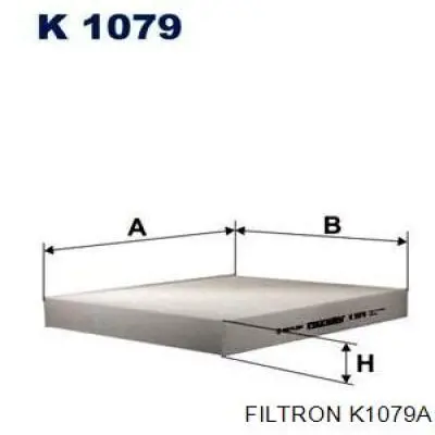 Купити K1079A Filtron Фільтр салону вугільний