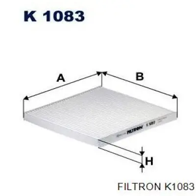 K1083 Filtron Внутрішньосалонний фільтр