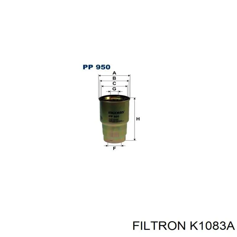 Купити K1083A Filtron Фільтр салону вугільний