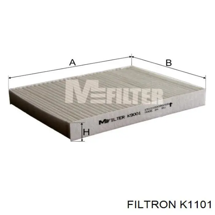 Купити K1101 Filtron Фільтр салону вугільний