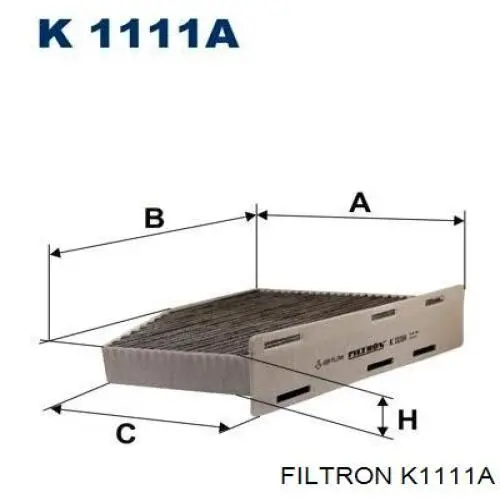 K1111A Filtron фільтр салону