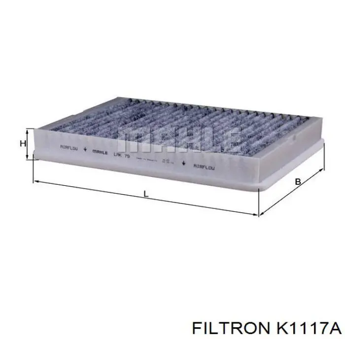 K1117A Filtron фільтр салону