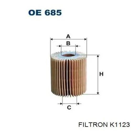 Купити K1123 Filtron Фільтр салону вугільний