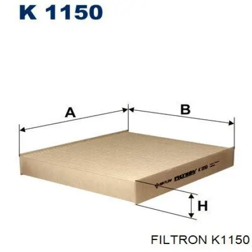 K1150 Filtron фільтр салону