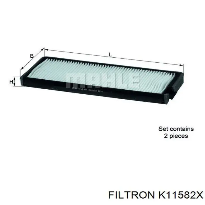 K11582X Filtron фільтр салону