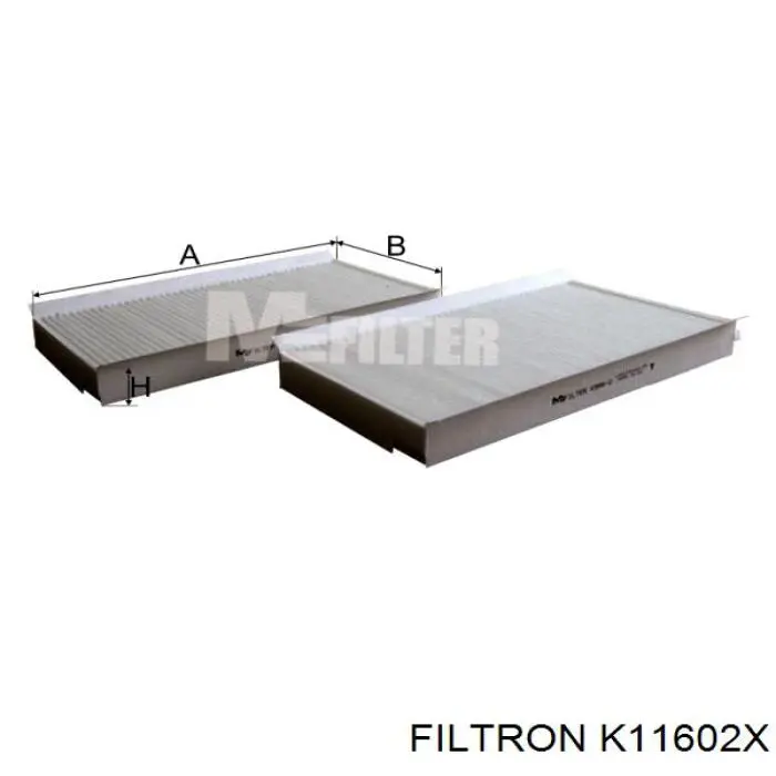 Фільтр повітряний обігрівача Filtron K11602X ціна, від 11.25 USD