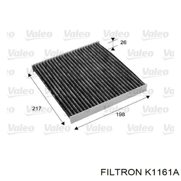 Купити K1161A Filtron Фільтр салону вугільний