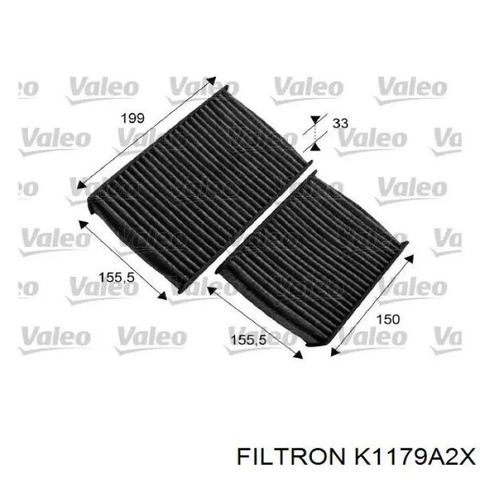 K1179A2X Filtron фільтр салону
