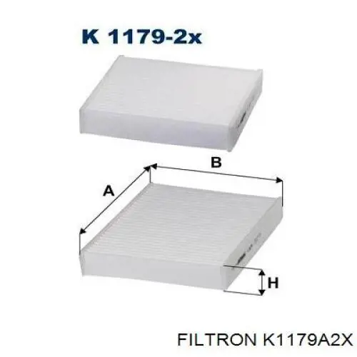 Фільтр повітряний обігрівача Filtron K1179A2X ціна, від 11.34 USD