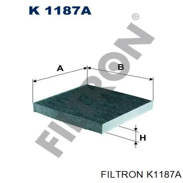 K1187A Filtron фільтр салону