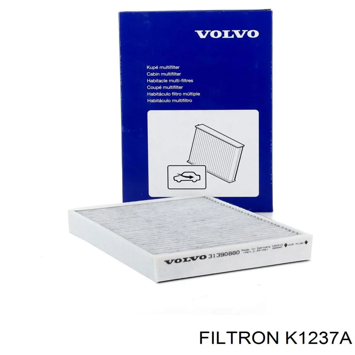 K1237A Filtron Внутрішньосалонний фільтр