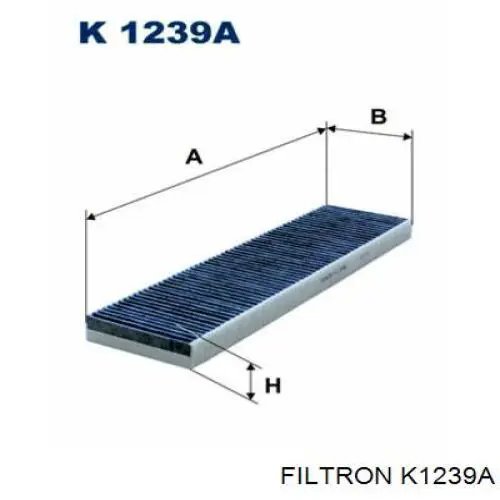 Фільтр салону K1239A Filtron