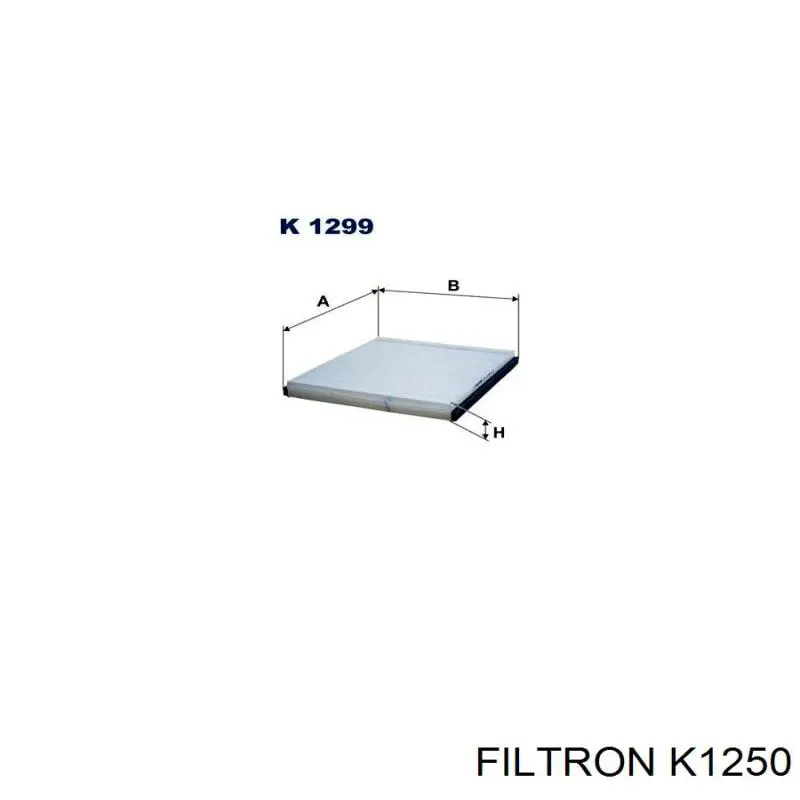 Фільтр повітряний обігрівача Filtron K1250 ціна, від 4.35 USD