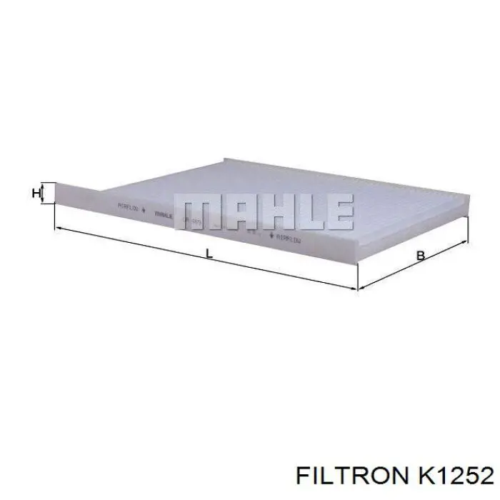Фільтр повітряний обігрівача Filtron K1252 ціна, від 6.33 USD