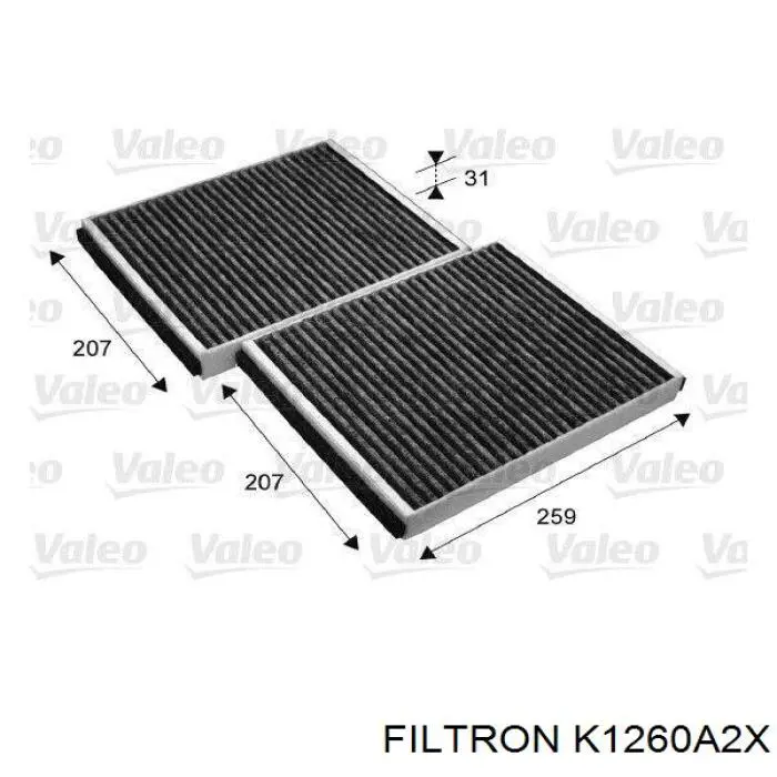 Фільтр повітряний обігрівача Filtron K1260A2X ціна, від 26.25 USD