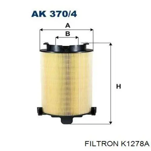 Купити K1278A Filtron Фільтр салону вугільний