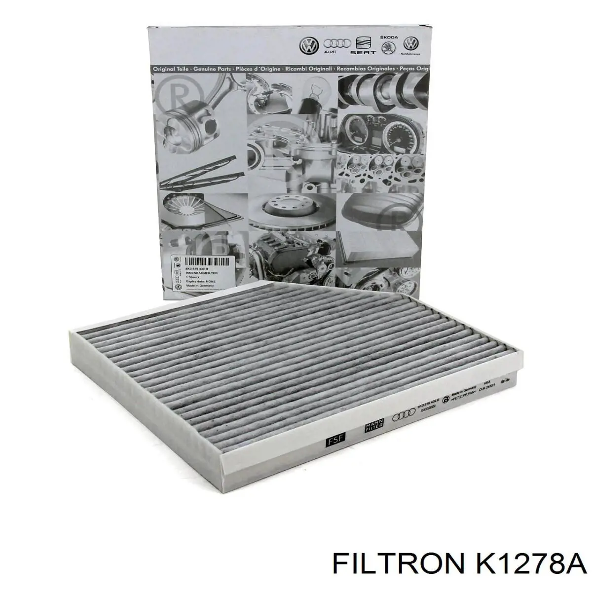 Фільтр повітряний обігрівача Filtron K1278A ціна, від 14.47 USD