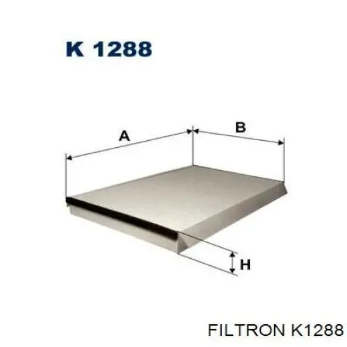 Купити K1288 Filtron Фільтр салону вугільний