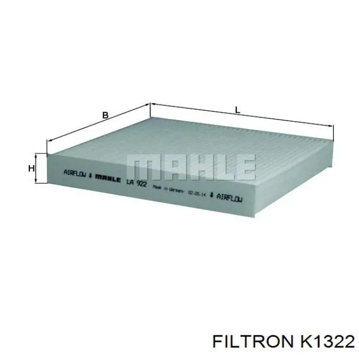 K1322 Filtron фільтр салону