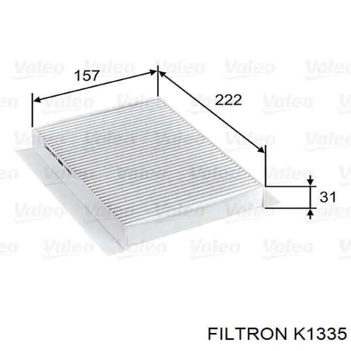 Повітряний фільтр салону Filtron K1335