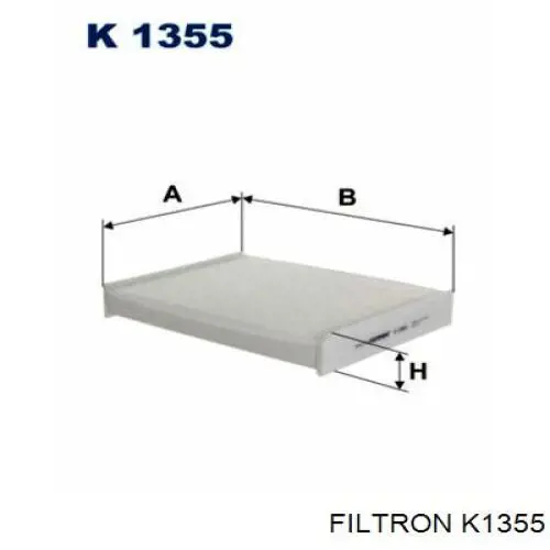 K1355 Filtron фільтр салону
