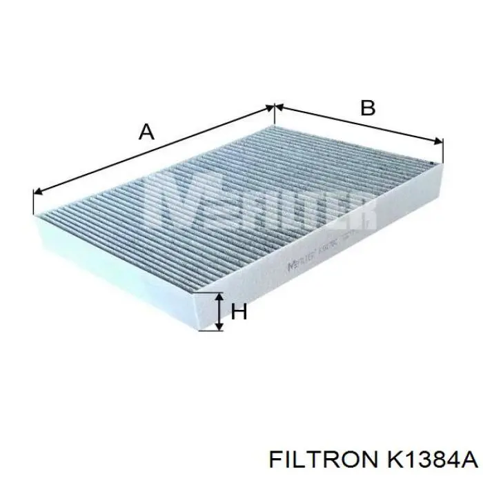 Купити K1384A Filtron Фільтр салону вугільний