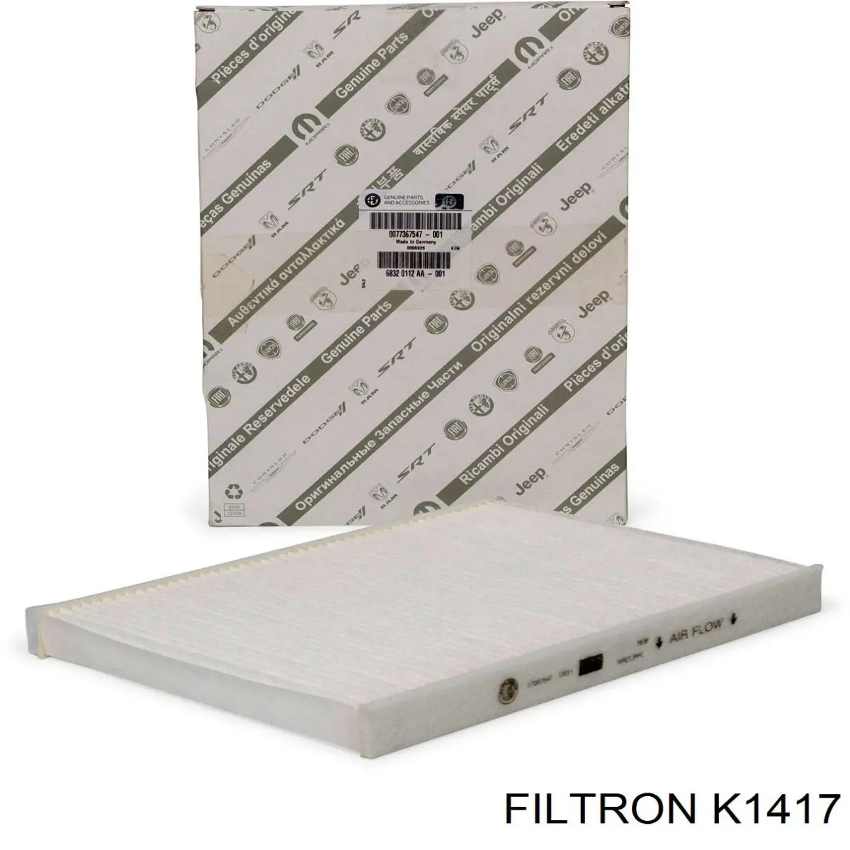 Фільтр повітряний обігрівача Filtron K1417 ціна, від 10.82 USD