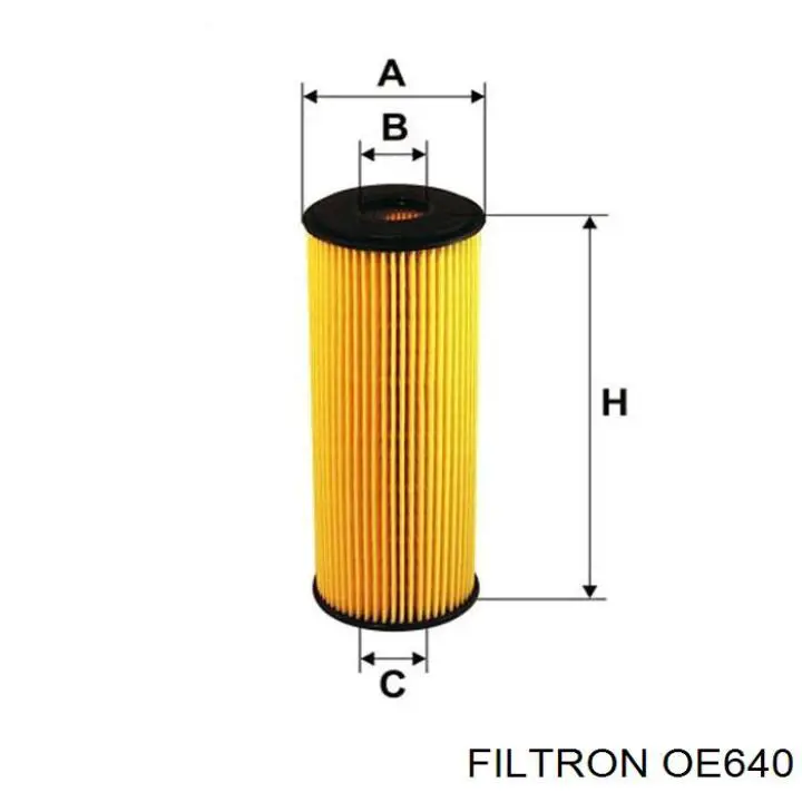 Фільтр масляний Filtron OE640