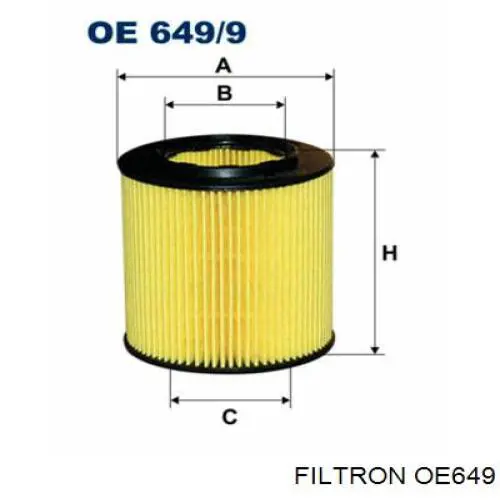 Масляний фільтр OE649 Filtron