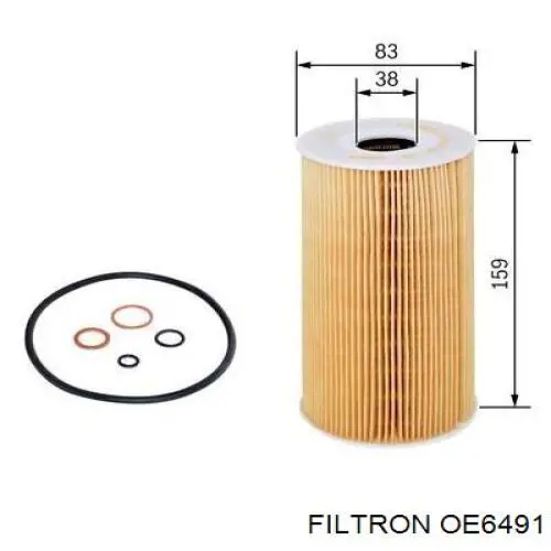 Купити OE6491 Filtron Фільтр очищення масла відцентровий