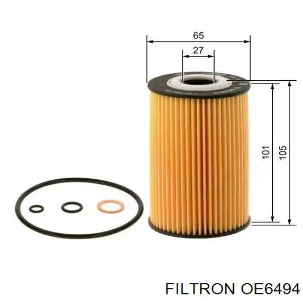 Купити OE6494 Filtron Фільтр очищення масла відцентровий