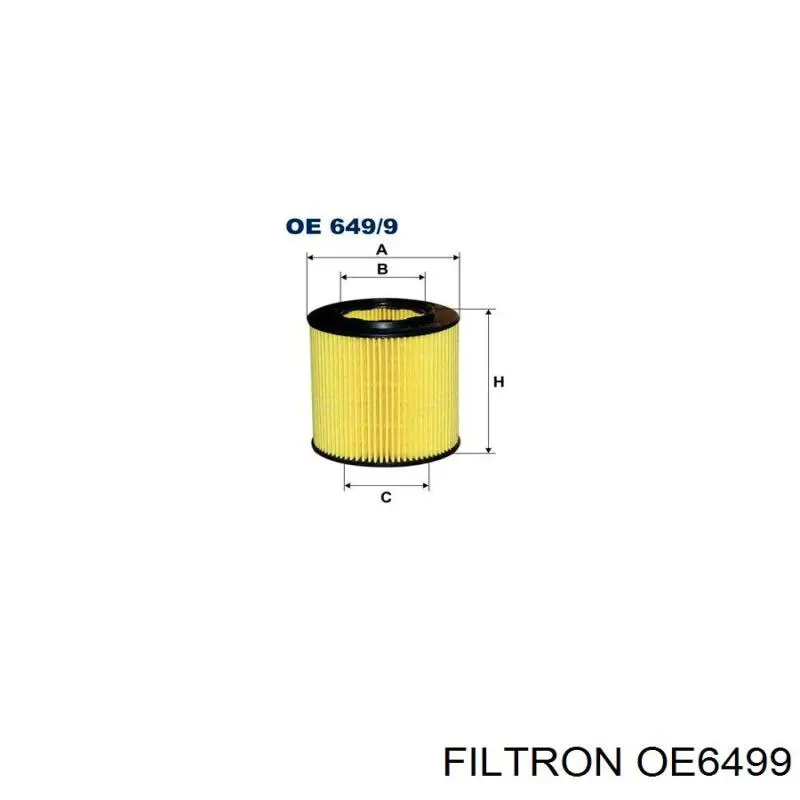 Масляний фільтр двигуна Filtron OE6499 ціна, від 7.11 USD
