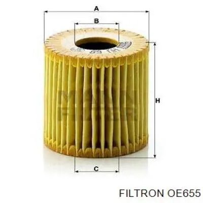 Масляний фільтр двигуна Filtron OE655 ціна, від 3.62 USD