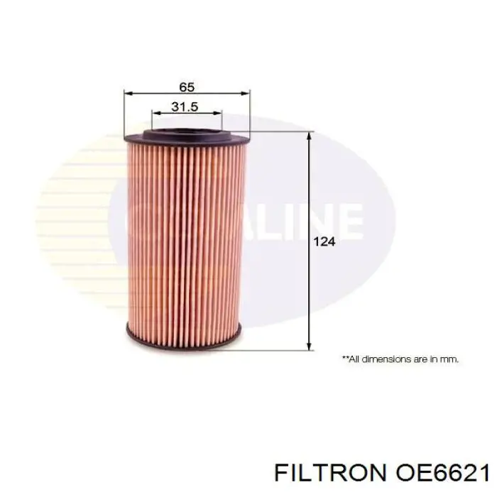 Масляний фільтр двигуна Filtron OE6621 ціна, від 8.19 USD