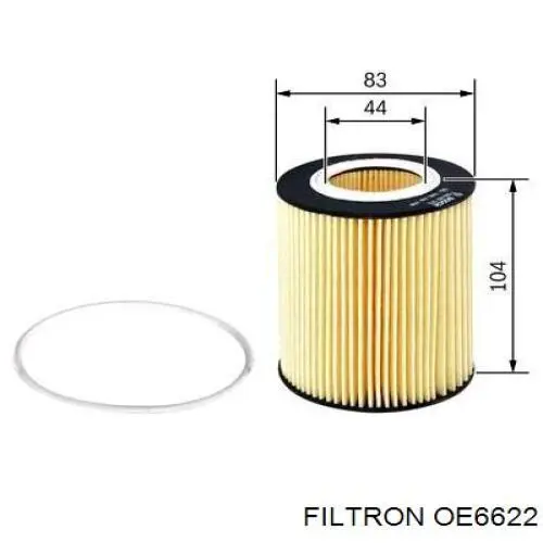 Фільтр масляний OE6622 Filtron