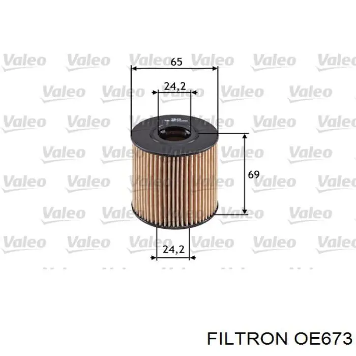 Фільтр масляний Filtron OE673