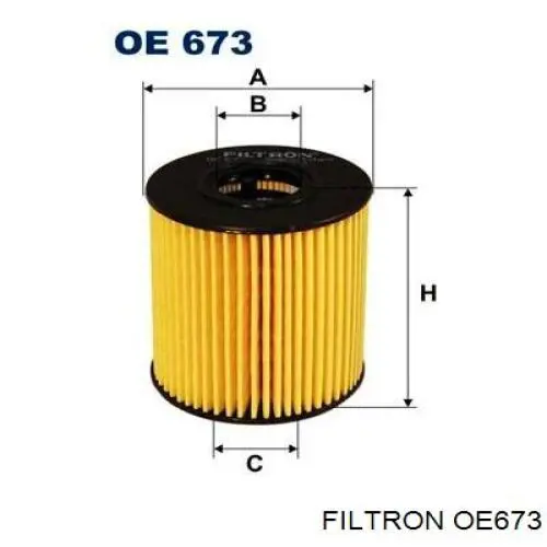 Масляний фільтр двигуна Filtron OE673 ціна, від 5.82 USD
