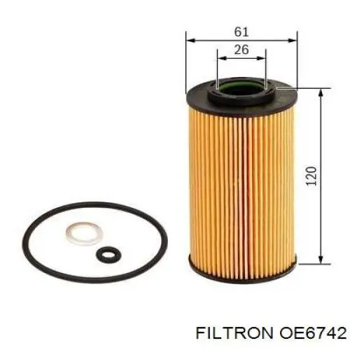 OE6742 Filtron Фільтр масла