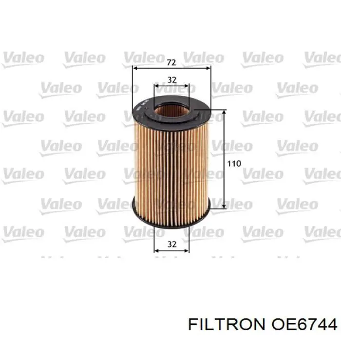 OE6744 Filtron фільтр масляний