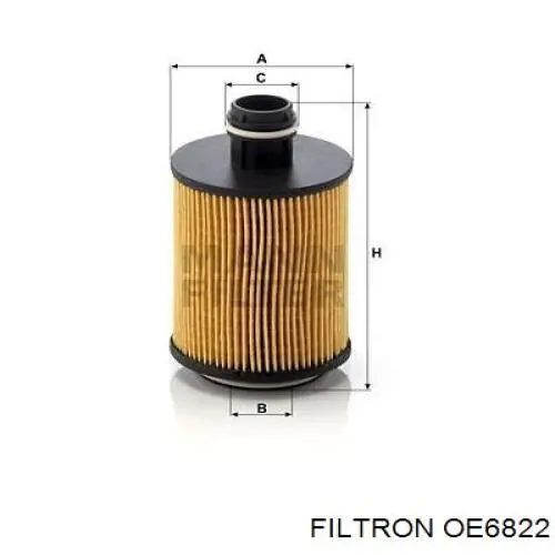 Масляний фільтр OE6822 Filtron