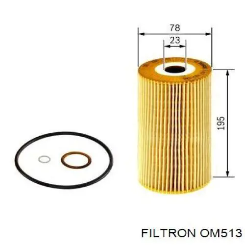 Купити OM513 Filtron Фільтр очищення масла відцентровий