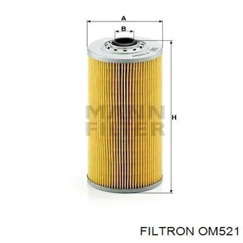 Масляний фільтр двигуна Filtron OM521 ціна, від 8.46 USD