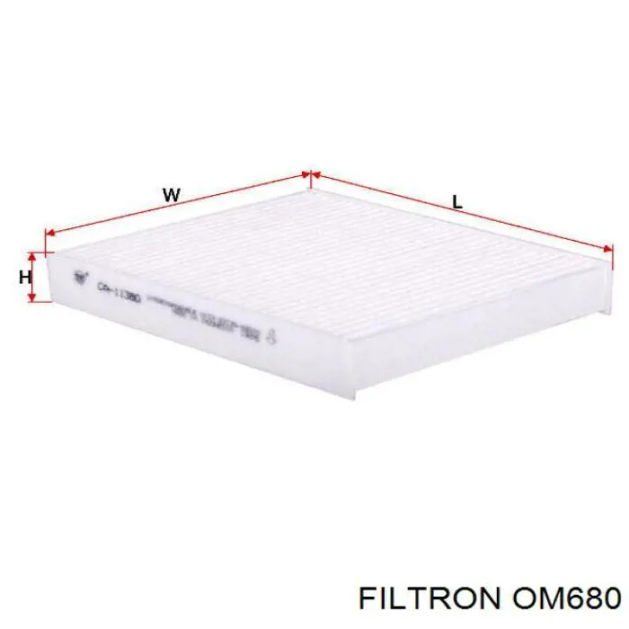 Масляний фільтр двигуна Filtron OM680 ціна, від 13.35 USD