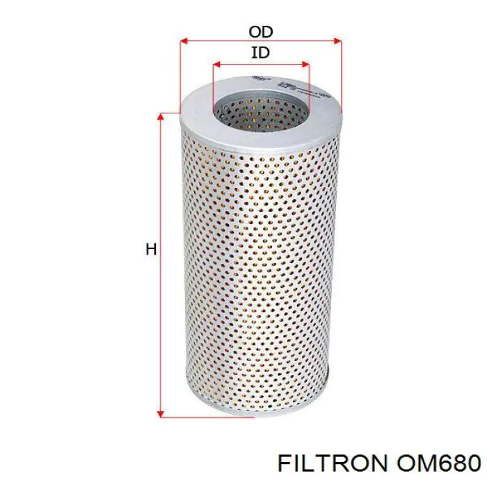 Фільтр масляний OM680 Filtron