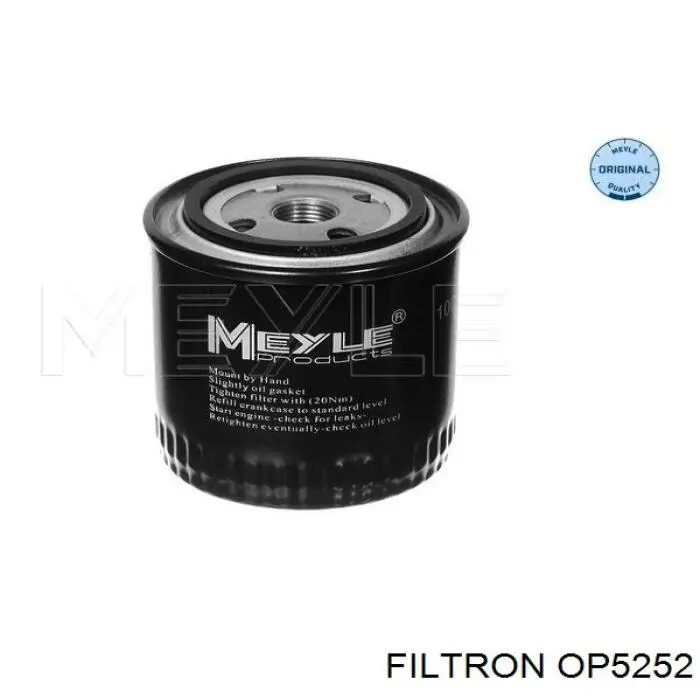 Масляний фільтр двигуна Filtron OP5252 ціна, від 7.03 USD