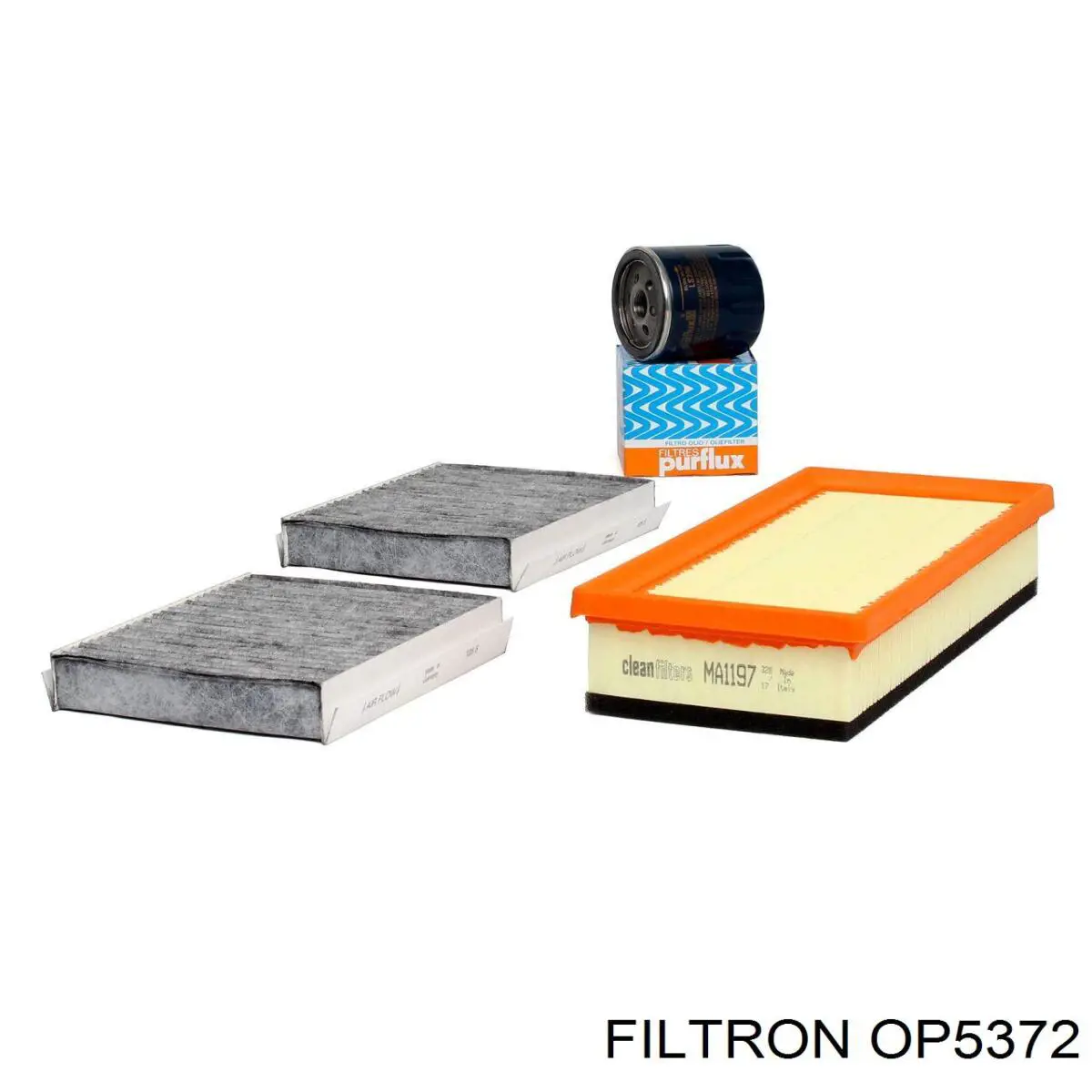 Масляний фільтр двигуна Filtron OP5372 ціна, від 6.12 USD
